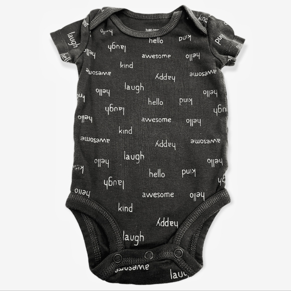 Just One You By Carter's Hello Short Sleeve Bodysuit - Picture 2 of 6